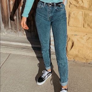 American Apparel High Waisted Jean